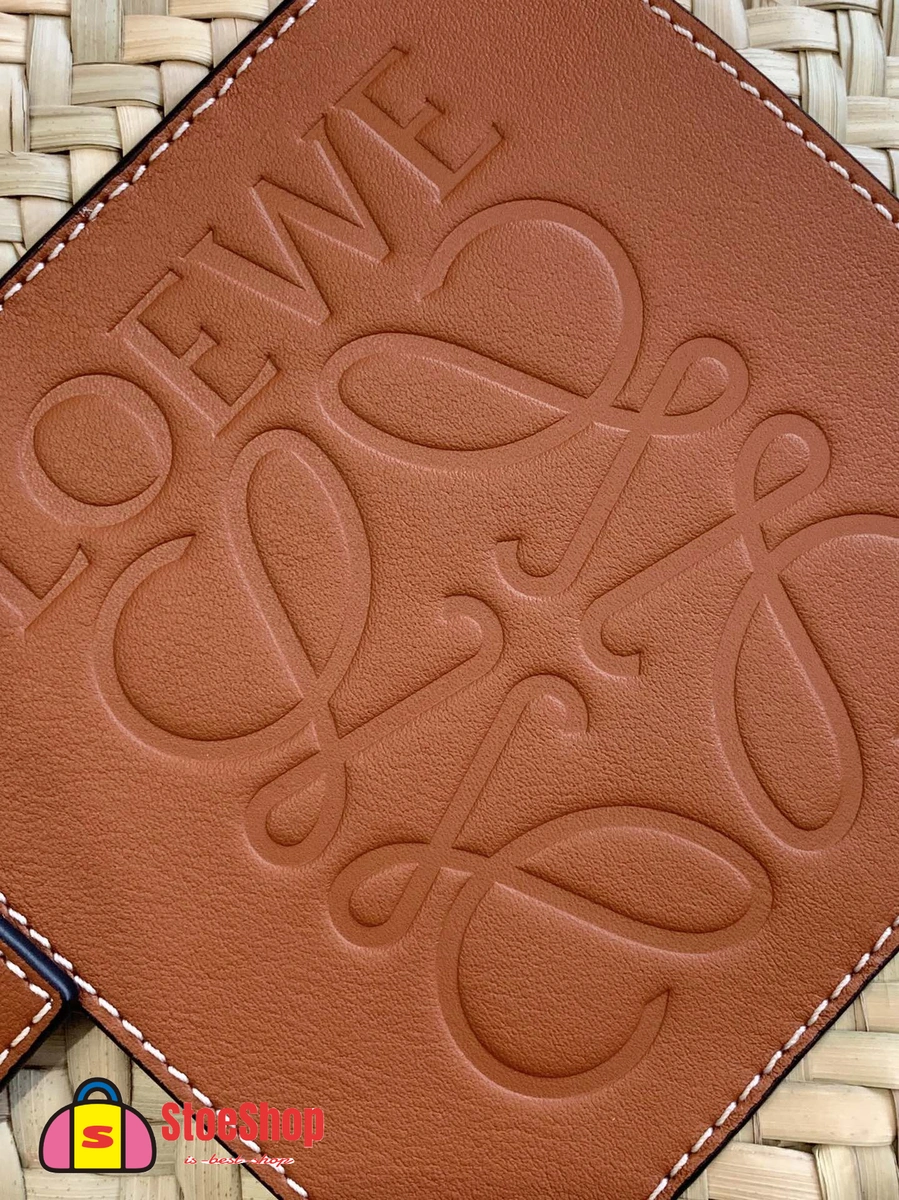 Loewe-羅意威 Basket 系列 自然色 / 棕褐色大號棕櫚葉牛皮革編織袋 4 Loewe-羅意威 Basket 系列 自然色 / 棕褐色大號棕櫚葉牛皮革編織袋