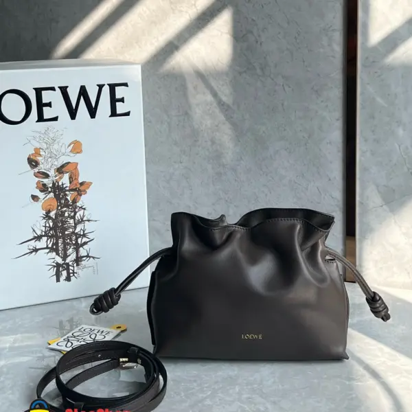 Loewe-羅意威 Flamenco 系列 黑色迷你納帕牛皮革肩背包 11 Loewe-羅意威 Flamenco 系列 黑色迷你納帕牛皮革肩背包