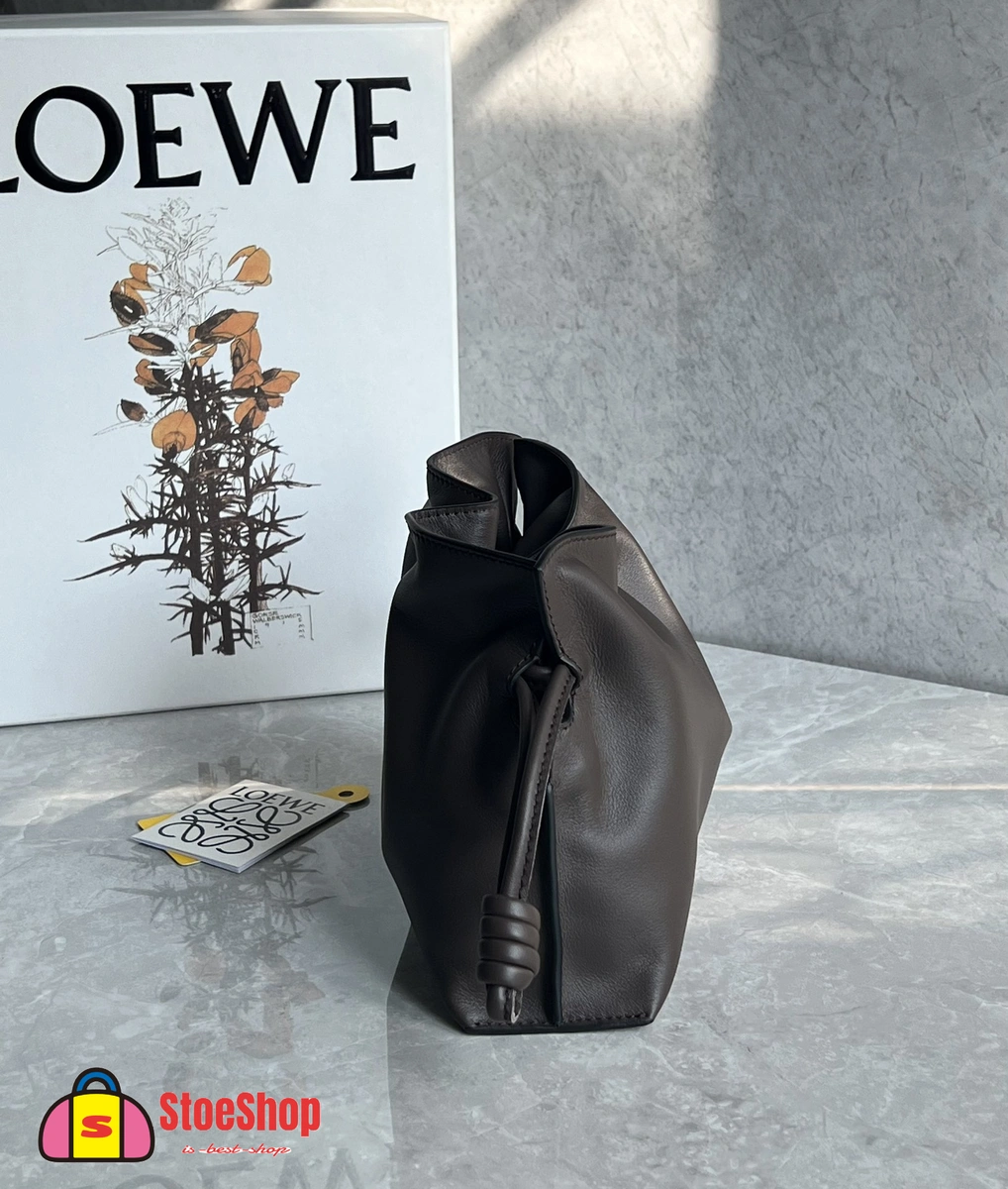 Loewe-羅意威 Flamenco 系列 黑色迷你納帕牛皮革肩背包 9 Loewe-羅意威 Flamenco 系列 黑色迷你納帕牛皮革肩背包