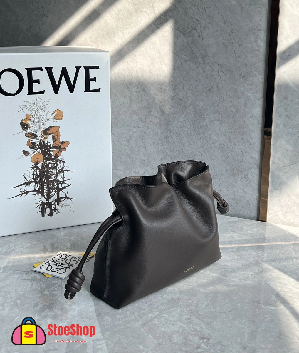 Loewe-羅意威 Flamenco 系列 黑色迷你納帕牛皮革肩背包 10 Loewe-羅意威 Flamenco 系列 黑色迷你納帕牛皮革肩背包