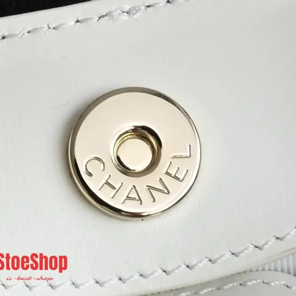 高仿香奈兒/Chanel 25P Nano白色菱格紋鏈條包 15 高仿香奈兒/Chanel 25P Nano白色菱格紋鏈條包