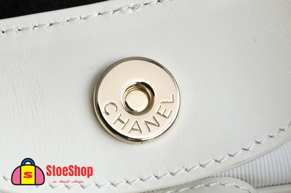高仿香奈兒/Chanel 25P Nano白色菱格紋鏈條包 7 高仿香奈兒/Chanel 25P Nano白色菱格紋鏈條包