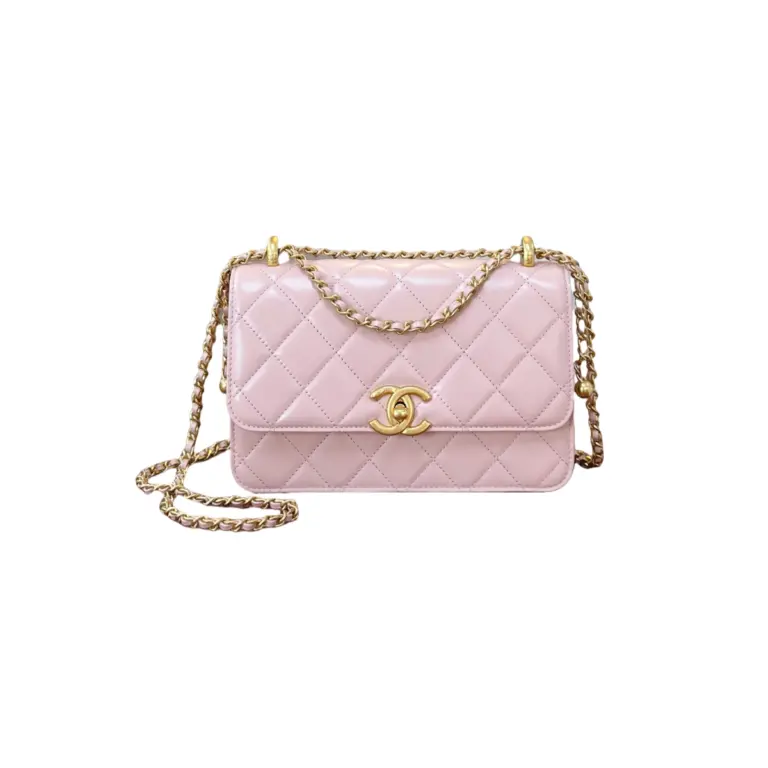 高仿香奈兒/Chanel 19 Bag 19 Flap鏈條斜挎包粉色