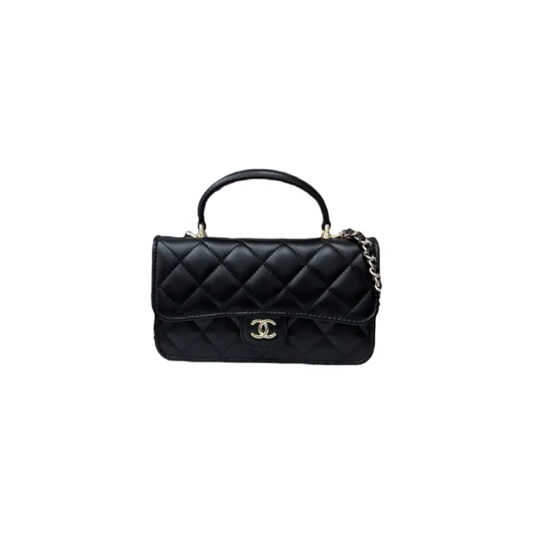 高仿香奈兒/Chanel 經典經典 Mini Classic Flap 黑色迷你鏈條包