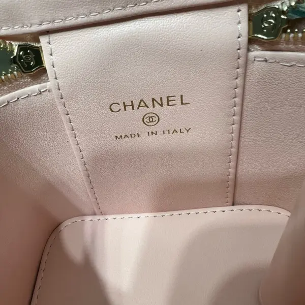 高仿香奈兒/Chanel Vanity Case 迷你菱格紋鏈條化妝包