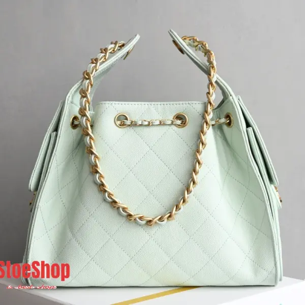 高仿香奈兒/Chanel 22 Bag 手提肩背包 淡綠色