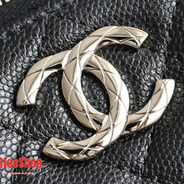 高仿香奈兒/Chanel Vanity Case 方形化妝包 黑色