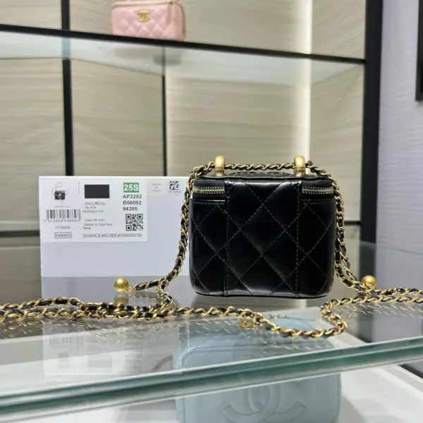 高仿香奈兒/Chanel 25S 黑色盒子包