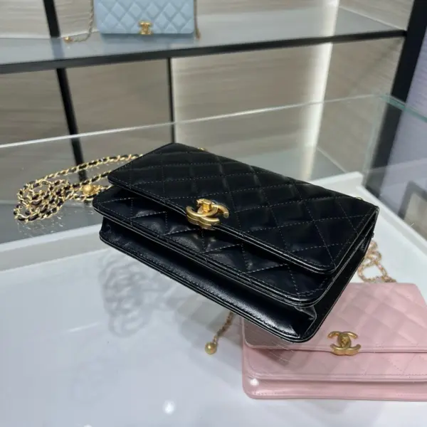 高仿香奈兒/Chanel 25S WOC發財包 黑色