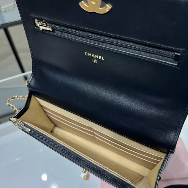高仿香奈兒/Chanel 25S WOC發財包 黑色