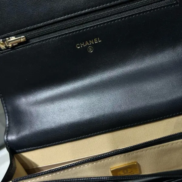 高仿香奈兒/Chanel 25S WOC發財包 黑色
