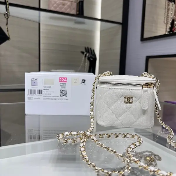高仿香奈兒/Chanel 22A 方盒子包 白色