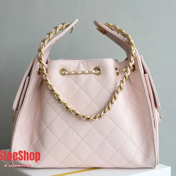 高仿香奈兒/Chanel 25C系列 Bucket Bag 水桶包 粉色