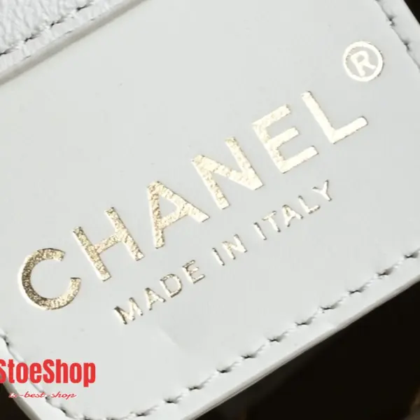 高仿香奈兒/Chanel Hobo系列 白色鏈條絎縫Hobo手提包