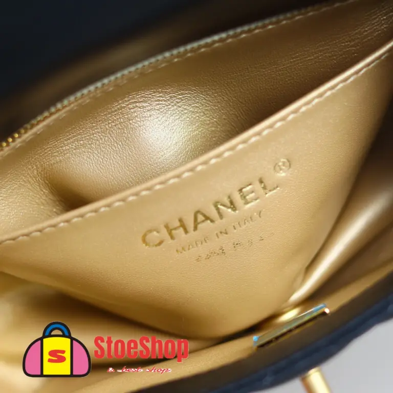 高仿香奈兒/Chanel Classic Flap 金球鏈條翻蓋包 黑色