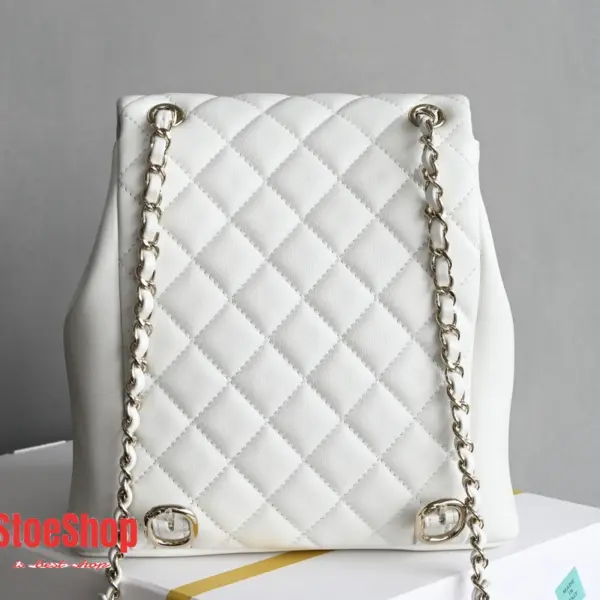 高仿香奈兒/Chanel Classic Backpack 經典白雙肩背包 10 高仿香奈兒/Chanel Classic Backpack 經典白雙肩背包