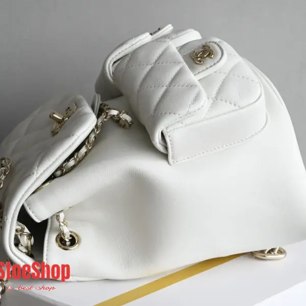 高仿香奈兒/Chanel Classic Backpack 經典白雙肩背包 11 高仿香奈兒/Chanel Classic Backpack 經典白雙肩背包