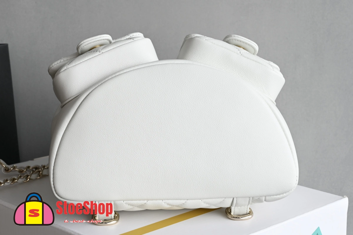 高仿香奈兒/Chanel Classic Backpack 經典白雙肩背包 4 高仿香奈兒/Chanel Classic Backpack 經典白雙肩背包