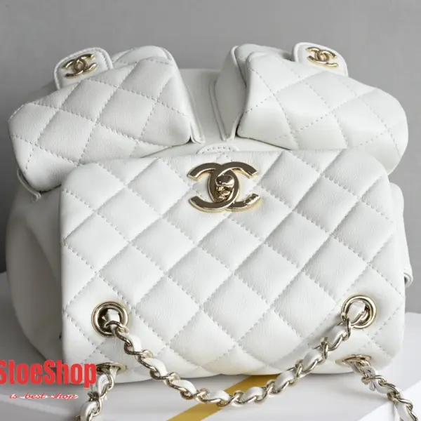 高仿香奈兒/Chanel Classic Backpack 經典白雙肩背包 13 高仿香奈兒/Chanel Classic Backpack 經典白雙肩背包