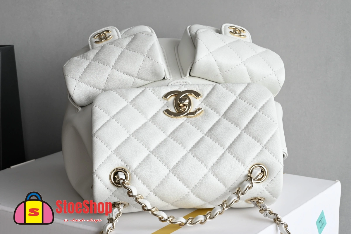 高仿香奈兒/Chanel Classic Backpack 經典白雙肩背包 5 高仿香奈兒/Chanel Classic Backpack 經典白雙肩背包