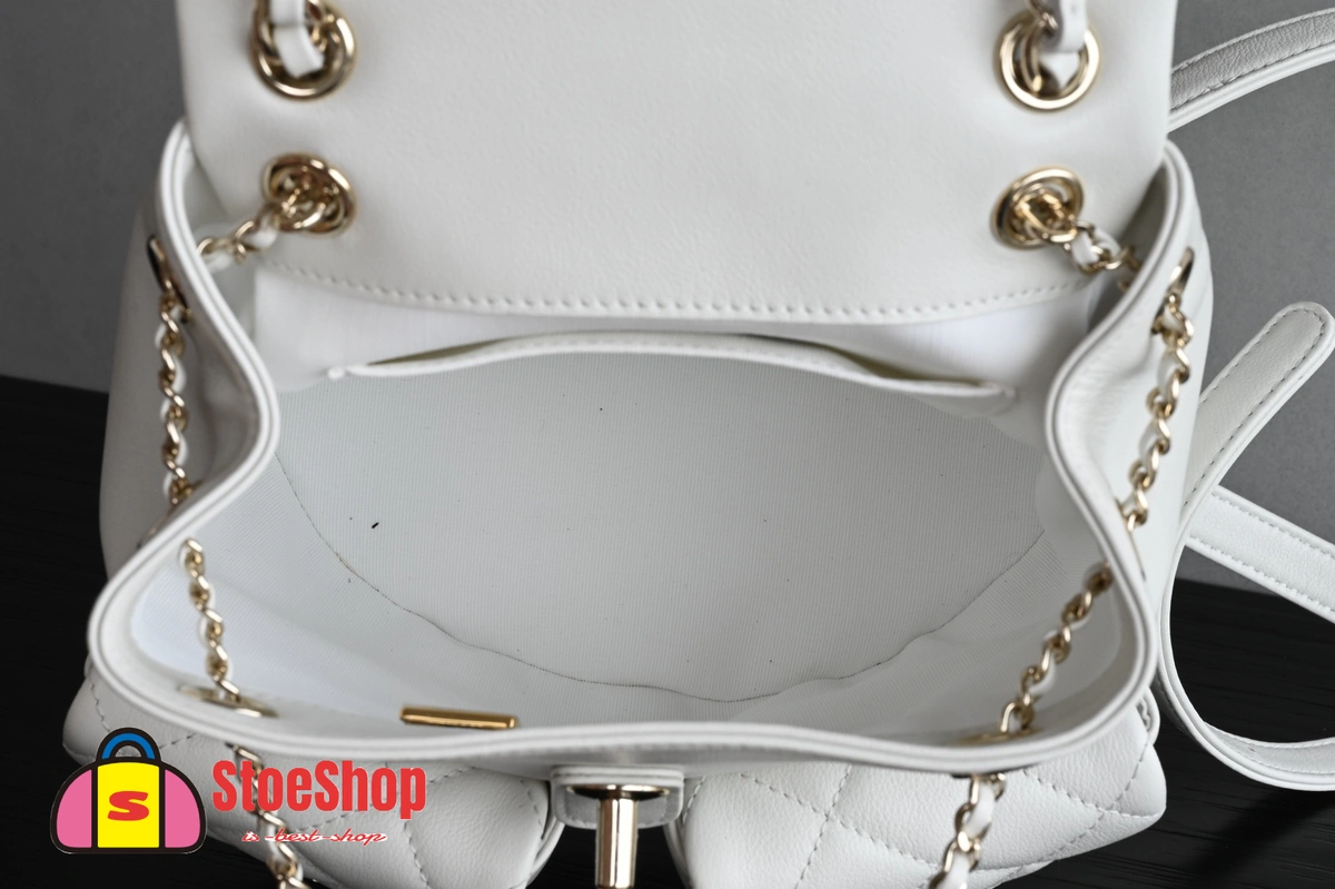 高仿香奈兒/Chanel Classic Backpack 經典白雙肩背包 9 高仿香奈兒/Chanel Classic Backpack 經典白雙肩背包