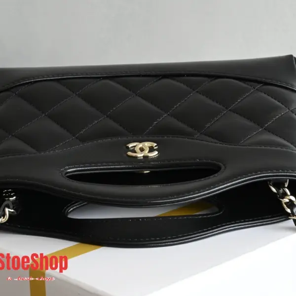高仿香奈兒/Chanel 25P Nano系列黑色手提包 13 高仿香奈兒/Chanel 25P Nano系列黑色手提包