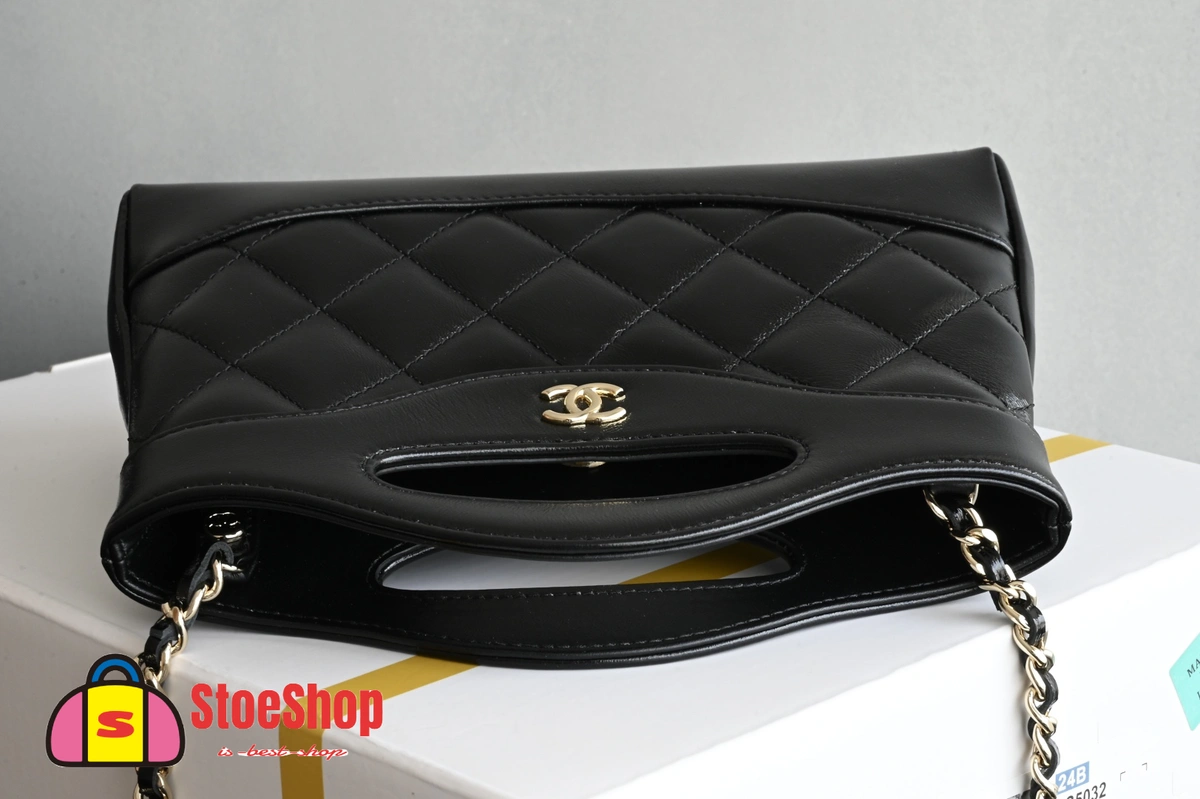 高仿香奈兒/Chanel 25P Nano系列黑色手提包 5 高仿香奈兒/Chanel 25P Nano系列黑色手提包