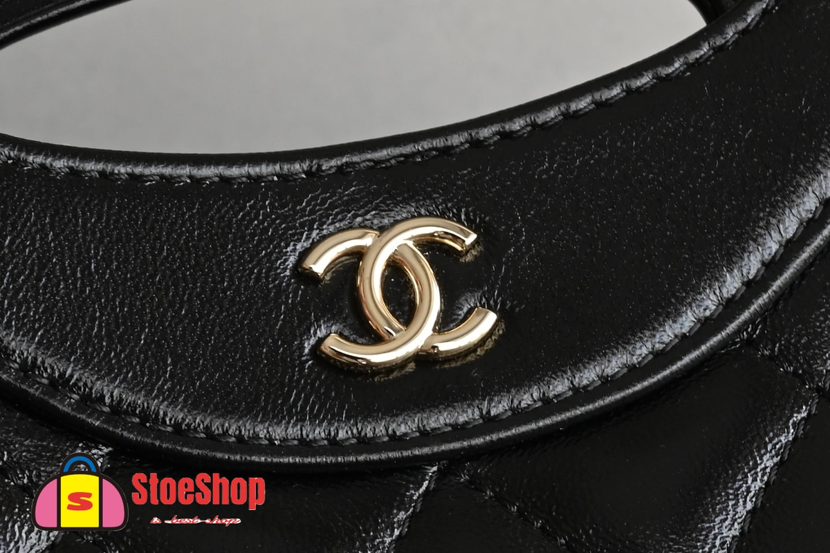 高仿香奈兒/Chanel 25P Nano系列黑色手提包 6 高仿香奈兒/Chanel 25P Nano系列黑色手提包