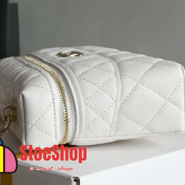 高仿香奈兒/Chanel Vanity Case 白色盒子包