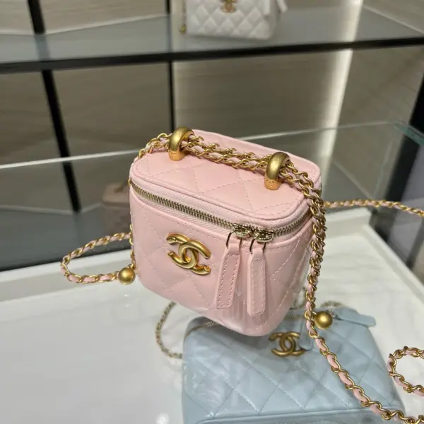 高仿香奈兒/Chanel 25S 粉紅色盒子包