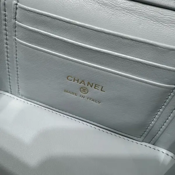 高仿香奈兒/Chanel 25S 淺藍色Vanity Case化妝包
