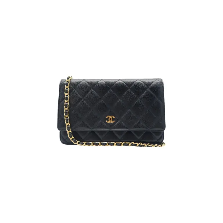 高仿香奈兒/Chanel Classic Flap系列 WOC鏈條錢包 黑色
