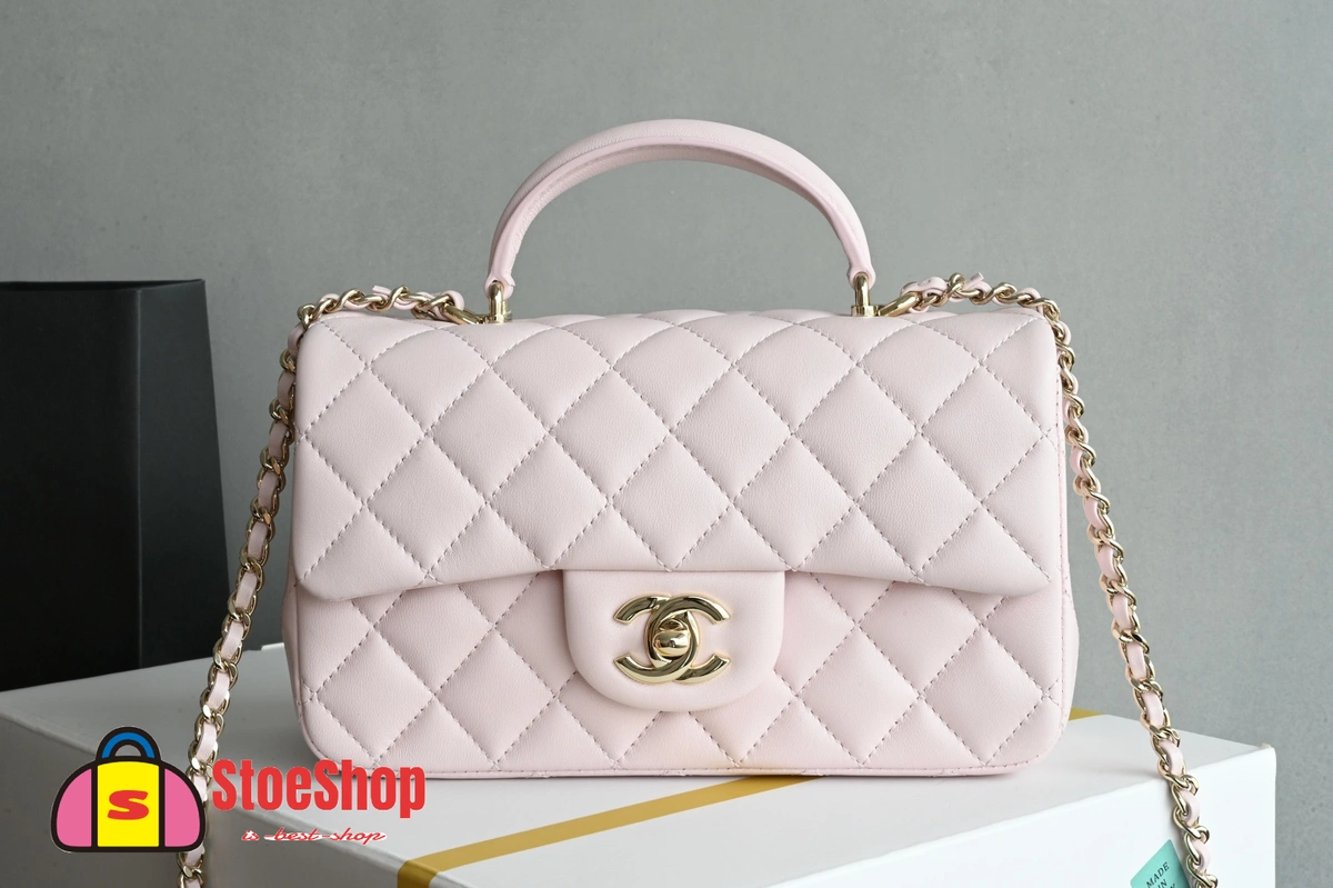 高仿香奈兒/Chanel Classic Flap系列 Mini手袋 粉色