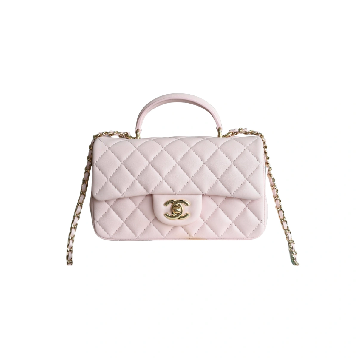 高仿香奈兒/Chanel Classic Flap系列 Mini手袋 粉色