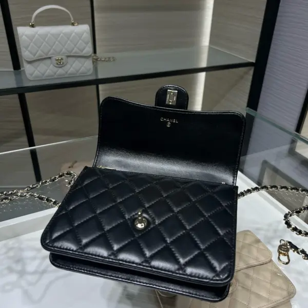 高仿香奈兒/Chanel Coco Handle 黑色手提肩背包