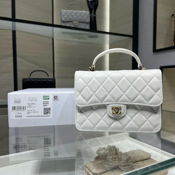 高仿香奈兒/Chanel 19系列 19 Flap Handle Bag 白色