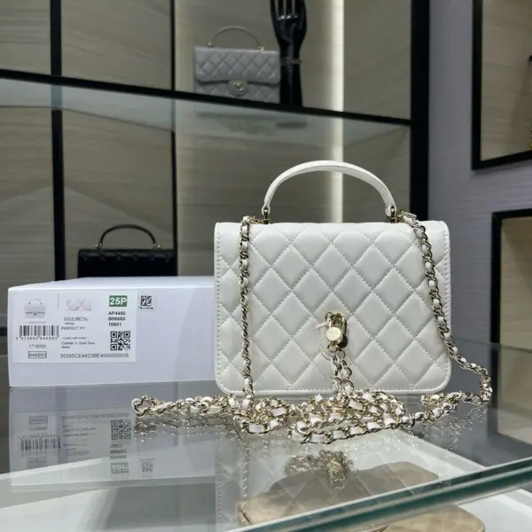 高仿香奈兒/Chanel 19系列 19 Flap Handle Bag 白色