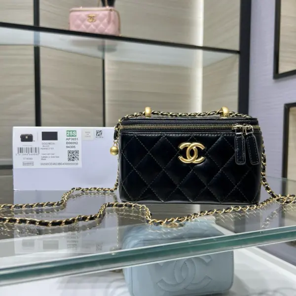 高仿香奈兒/Chanel 25S WOC黑色盒子包