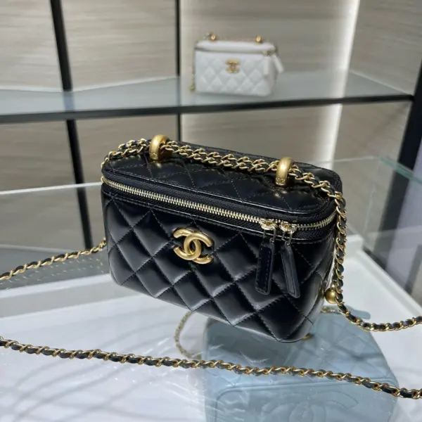高仿香奈兒/Chanel 25S WOC黑色盒子包