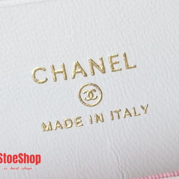 高仿香奈兒/Chanel Vanity Case 迷你化妝包 白色
