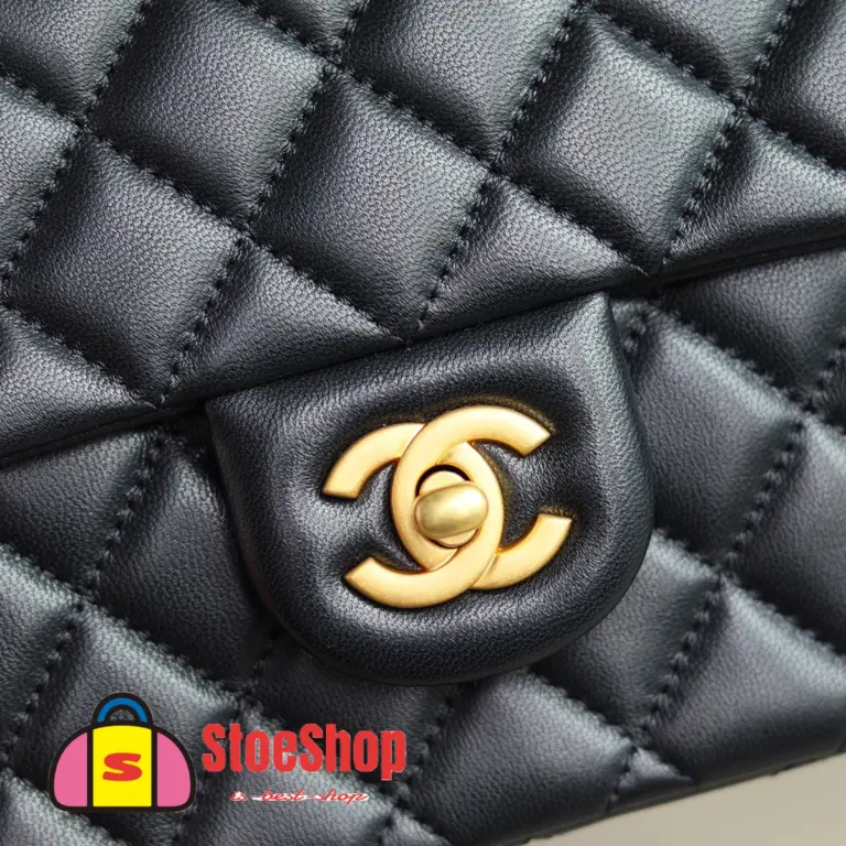 高仿香奈兒/Chanel CF山茶花系列 小號黑色鏈條包