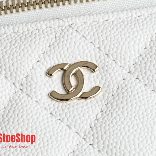 高仿香奈兒/Chanel Vanity Case系列白色小型化妝包