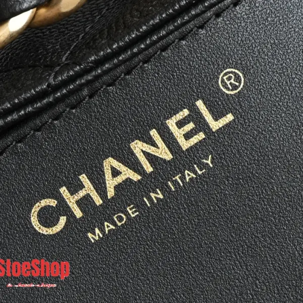 高仿香奈兒/Chanel 25C 19系列菱格紋鏈條手提包 黑色
