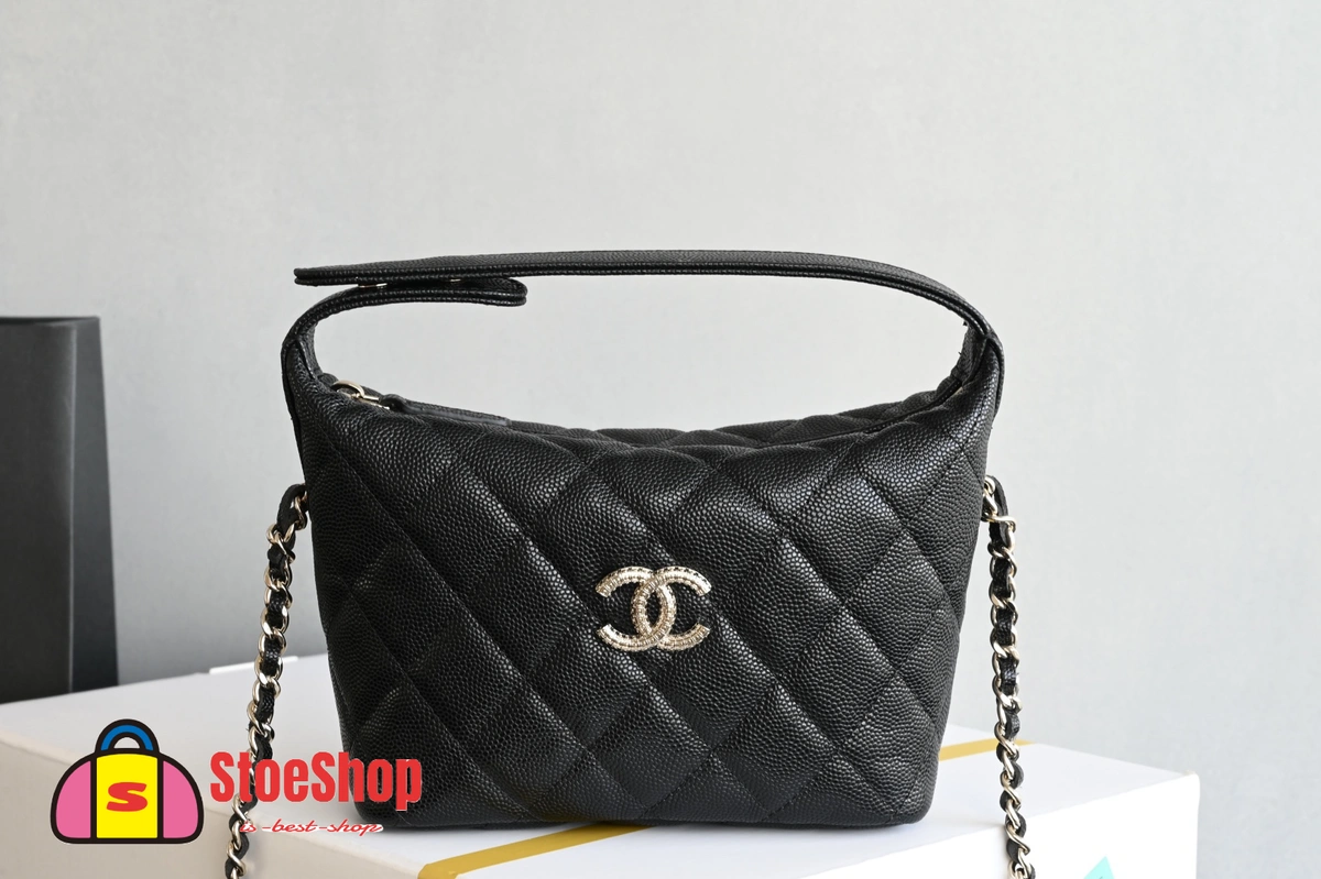 高仿香奈兒/Chanel 19系列 Small Hobo Bag 黑色