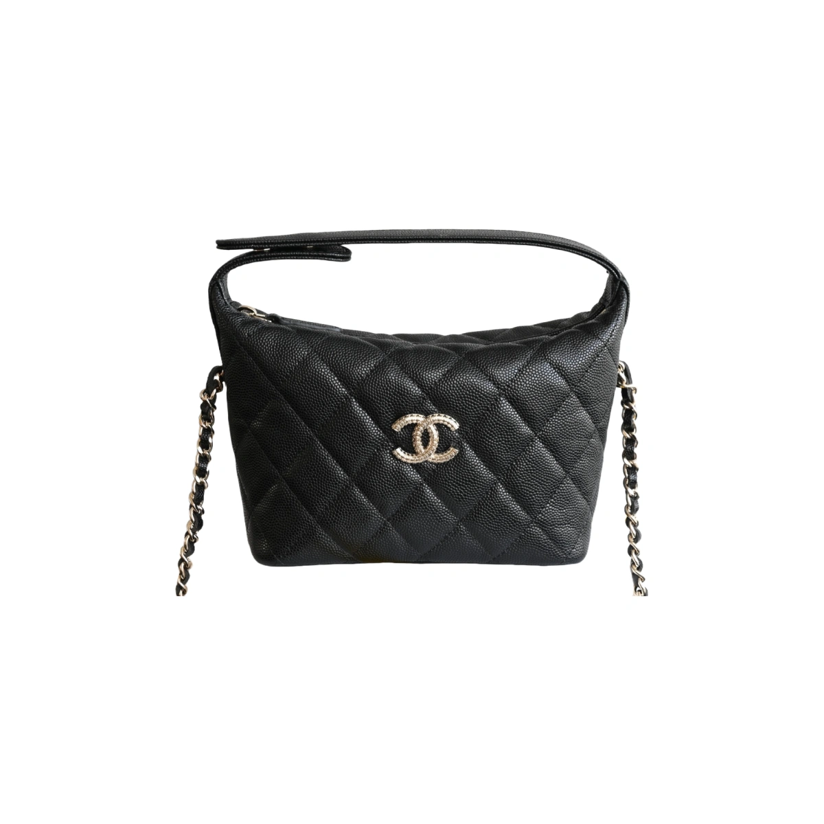 高仿香奈兒/Chanel 19系列 Small Hobo Bag 黑色