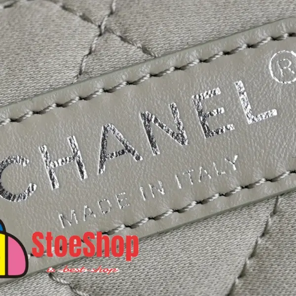 高仿香奈兒/Chanel Deauville Shopping Tote Bag 淡綠色購物托特包