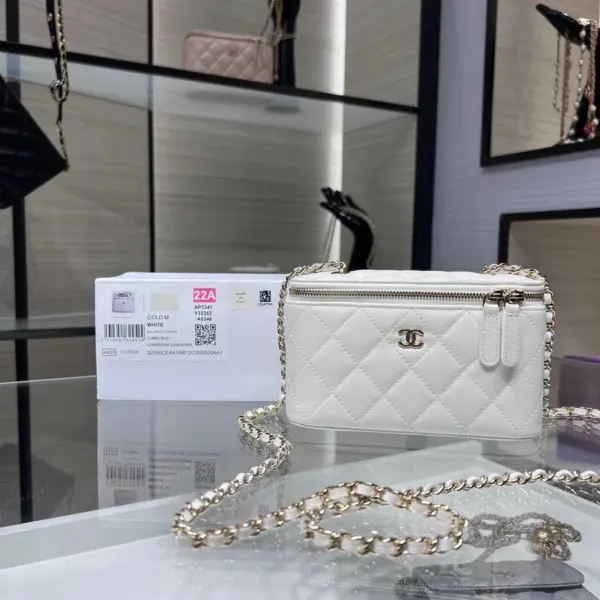 高仿香奈兒/Chanel 22A 方盒造型手袋 白色