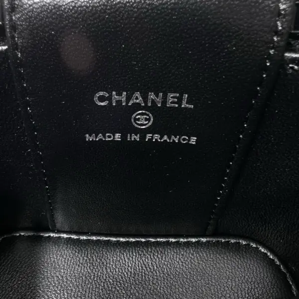 高仿香奈兒/Chanel Vanity Case 黑色小型化妝包