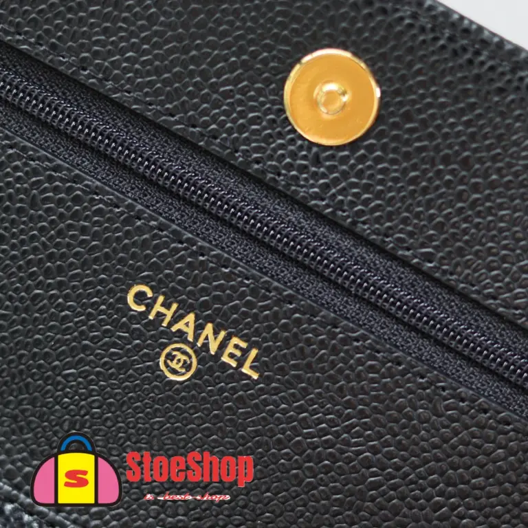 高仿香奈兒/Chanel Classic Flap系列 WOC鏈條錢包 黑色