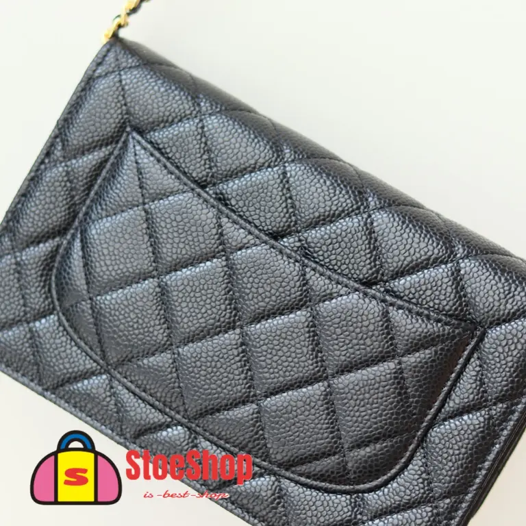 高仿香奈兒/Chanel Classic Flap系列 WOC鏈條錢包 黑色